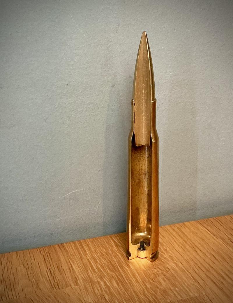 Cutaway .50 Cal Round