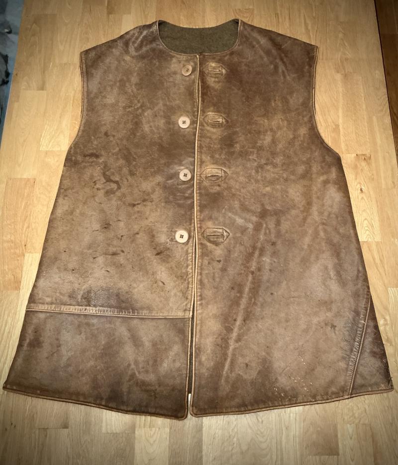 WW2 British Army Leather Jerkin