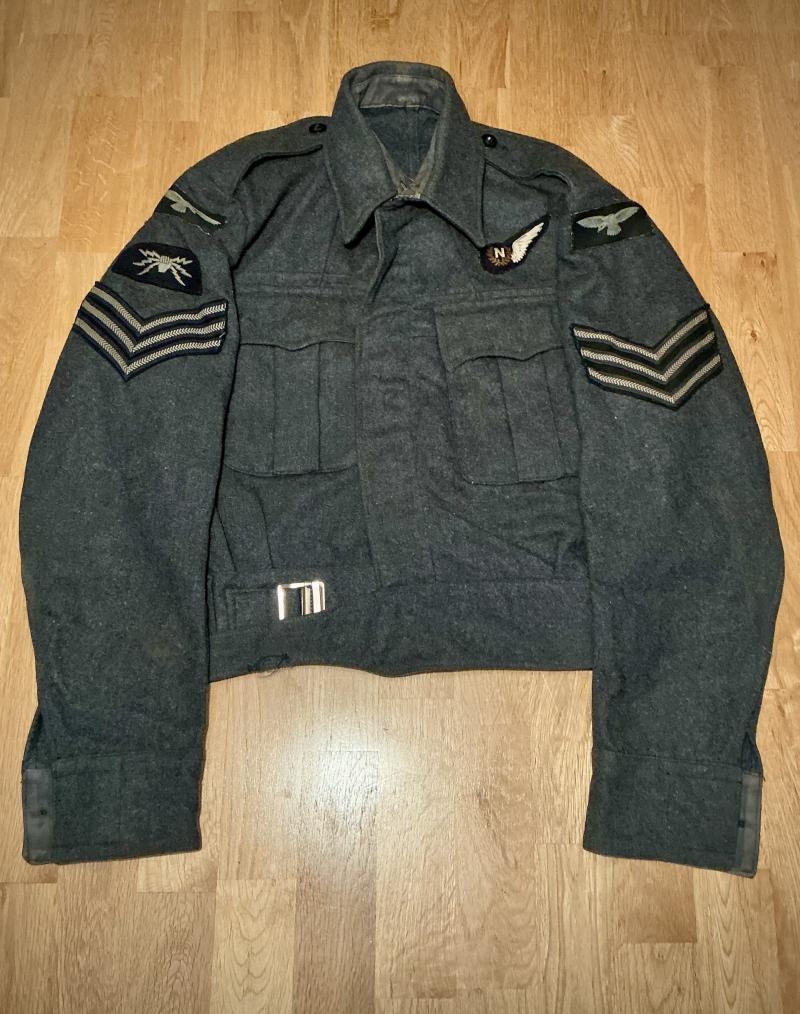 WW2 RAF Sgt Navigators Battledress Blouse 1944